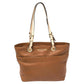 Michael Michael Kors Brown/beige Leather Bedford Tote