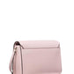 MIMIleather MK Signature LOGO Flap Messenger Crossbody Bag