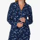 Women's 2-Piece Sleepwear Long-Sleeve Top and Pajama Pants Set
