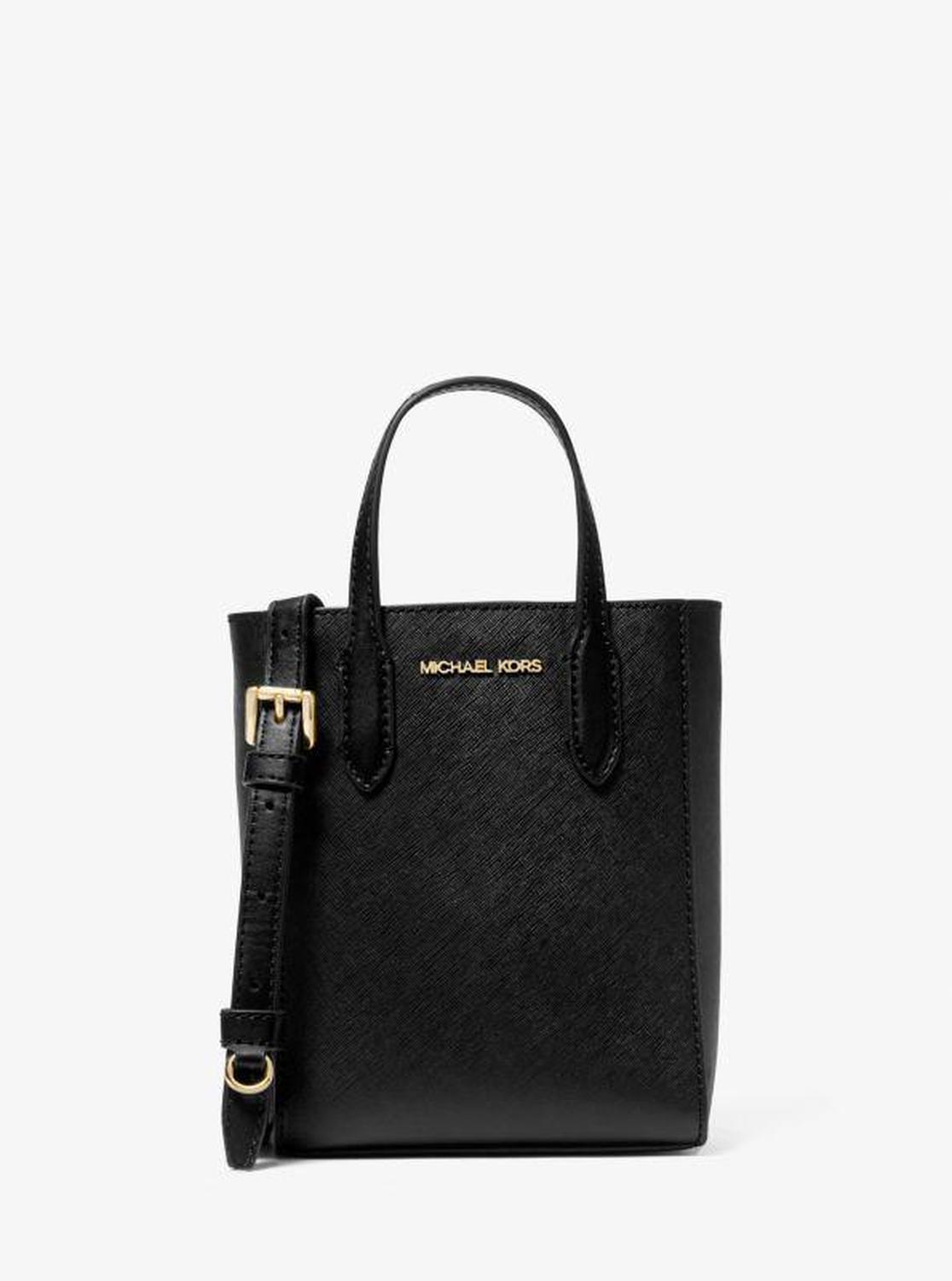 Vincent Extra-Small Saffiano Leather Crossbody Bag With Logo Card Case