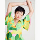 Cucumber Floral Swing Dress In Multi