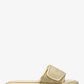 Suki Embellished Metallic Slide Sandal
