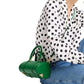 Spade Icon Small Leather Barrel Bag