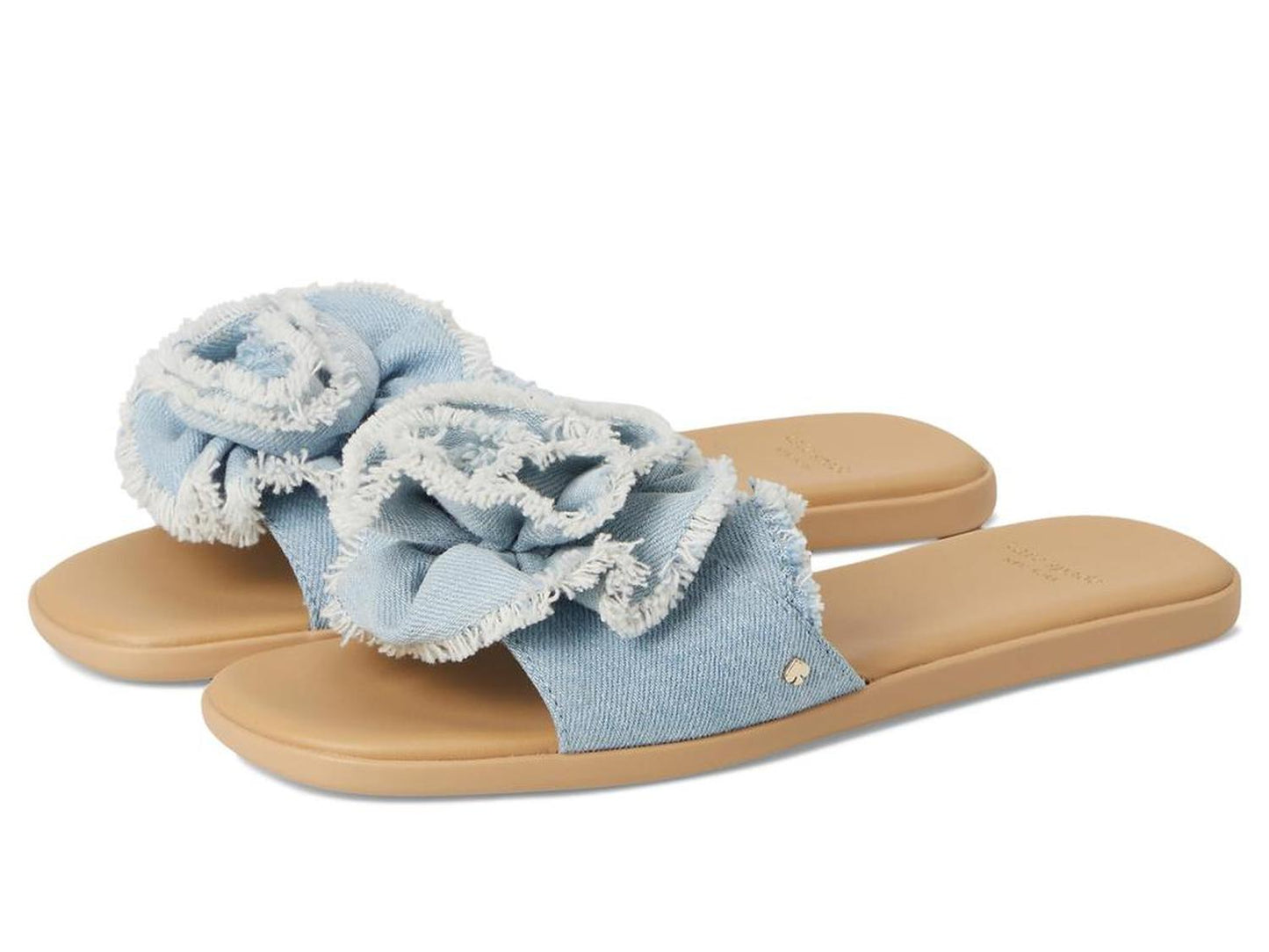 Flourish Denim Flat Sandal