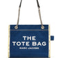 Denim Tote Bag With Logo Print