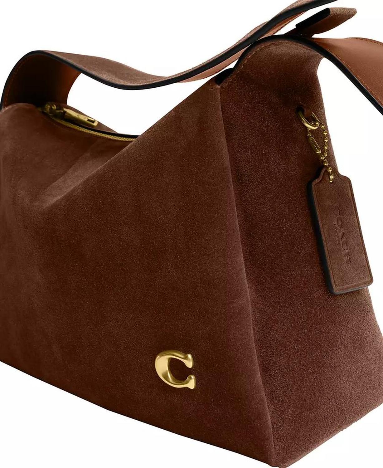 Lola Small Suede Shoulder Bag