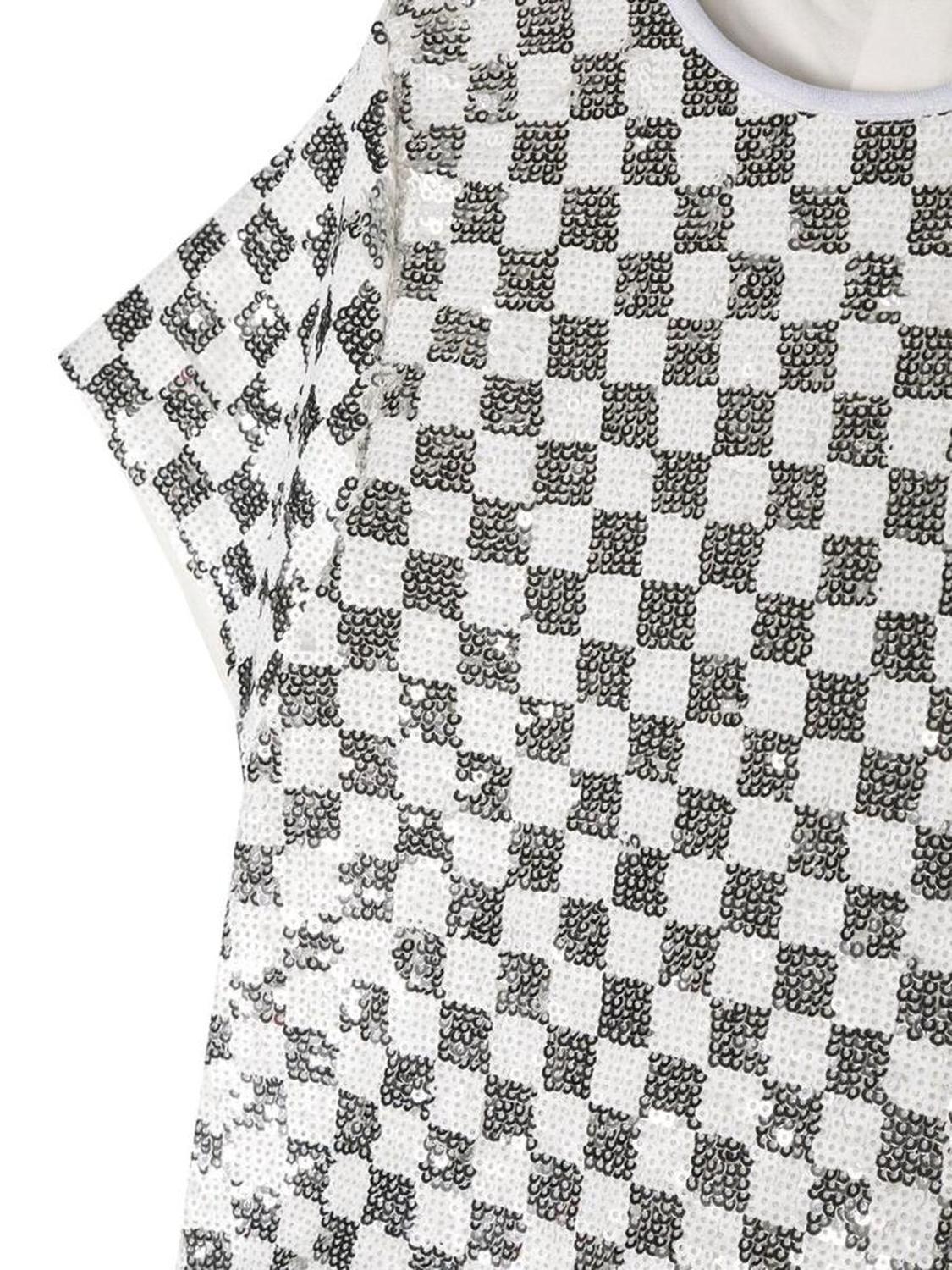 Michael Kors Kids Checkered Pattern Top