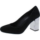 Womens Suede Slip-On Pumps