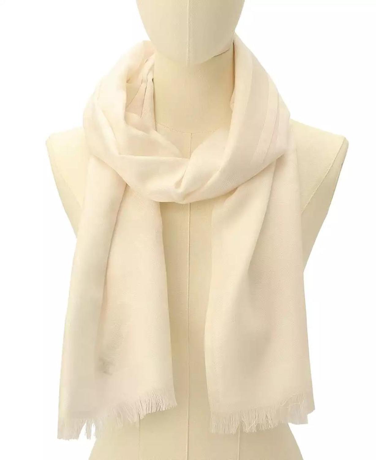 Women's Signature C Logo Fringe-Trim Scarf