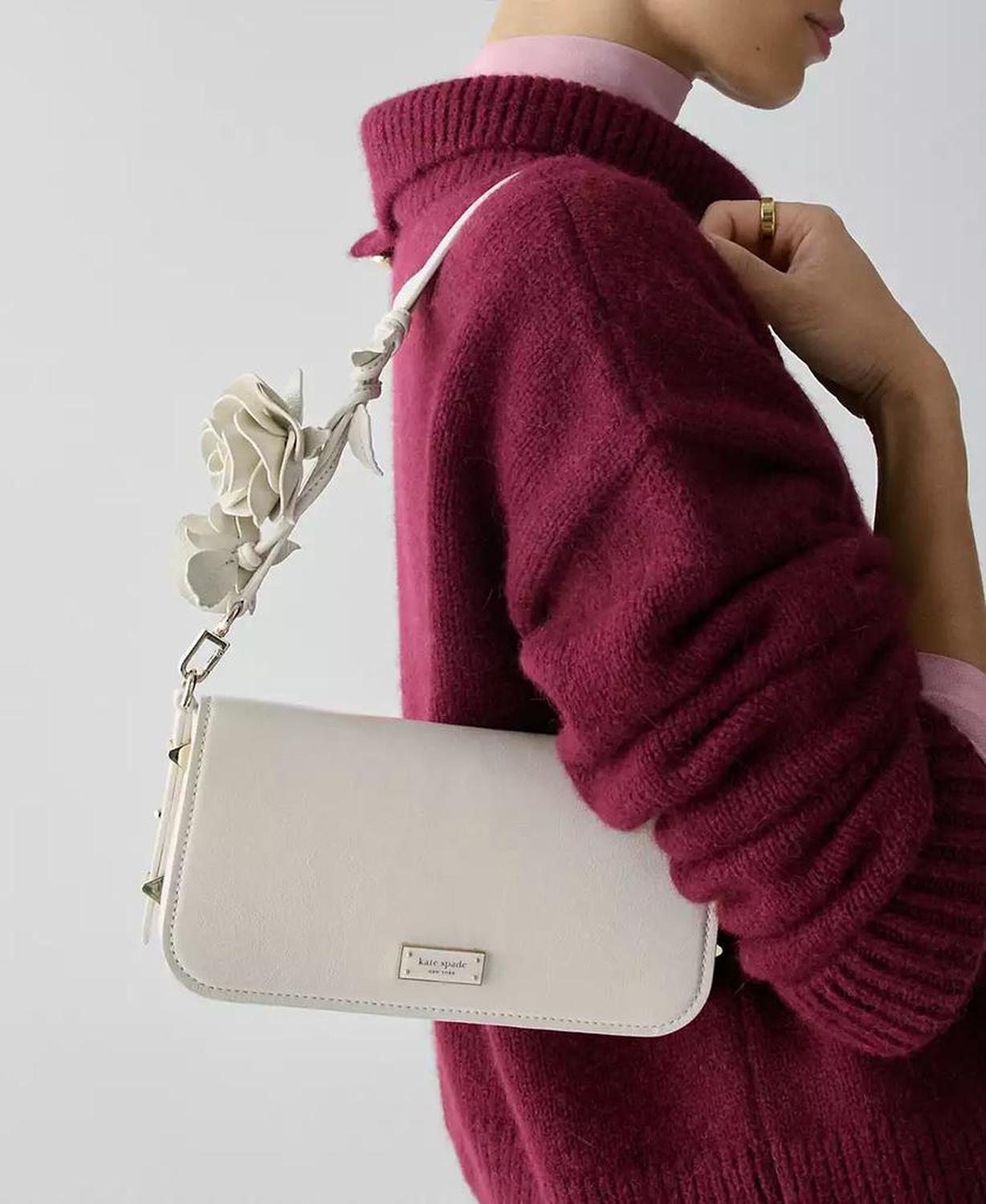 Liv Crinkle Patent Leather Shoulder Bag