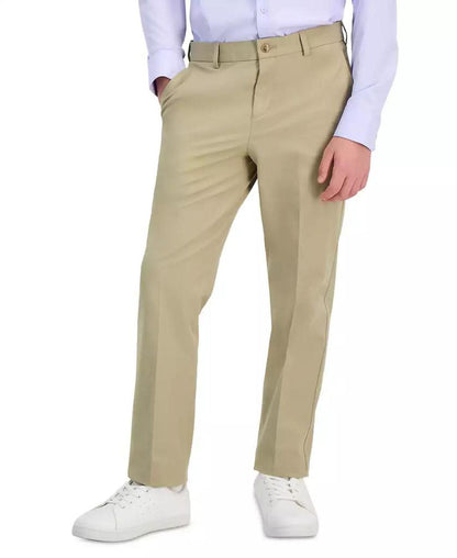 Big Boys Classic-Fit Stretch Dress Pants
