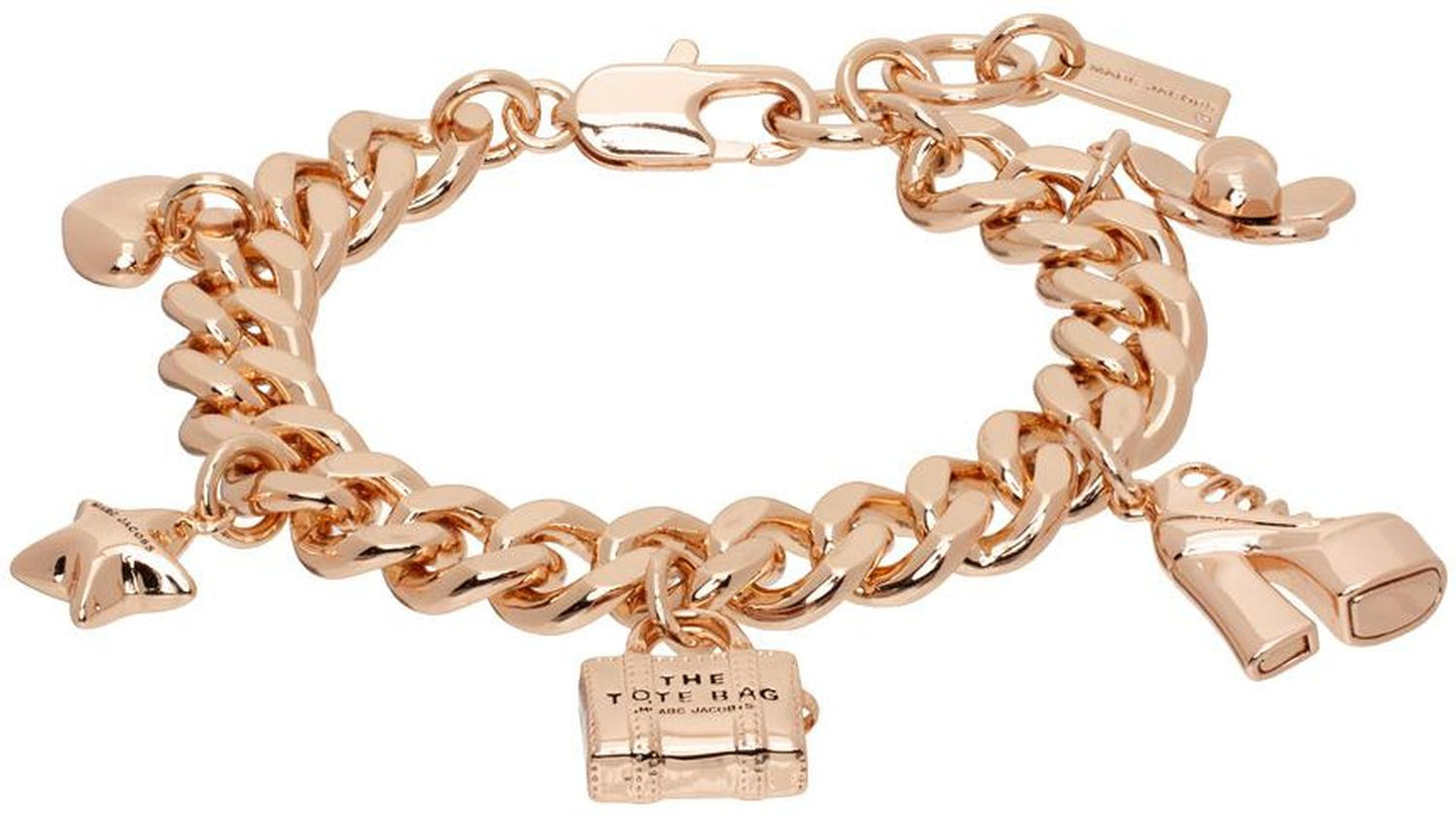 Rose Gold 'The Mini Icon Charm' Bracelet