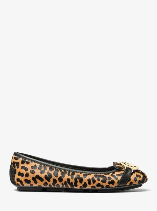 Fulton Leopard Print Calf Hair Moccasin