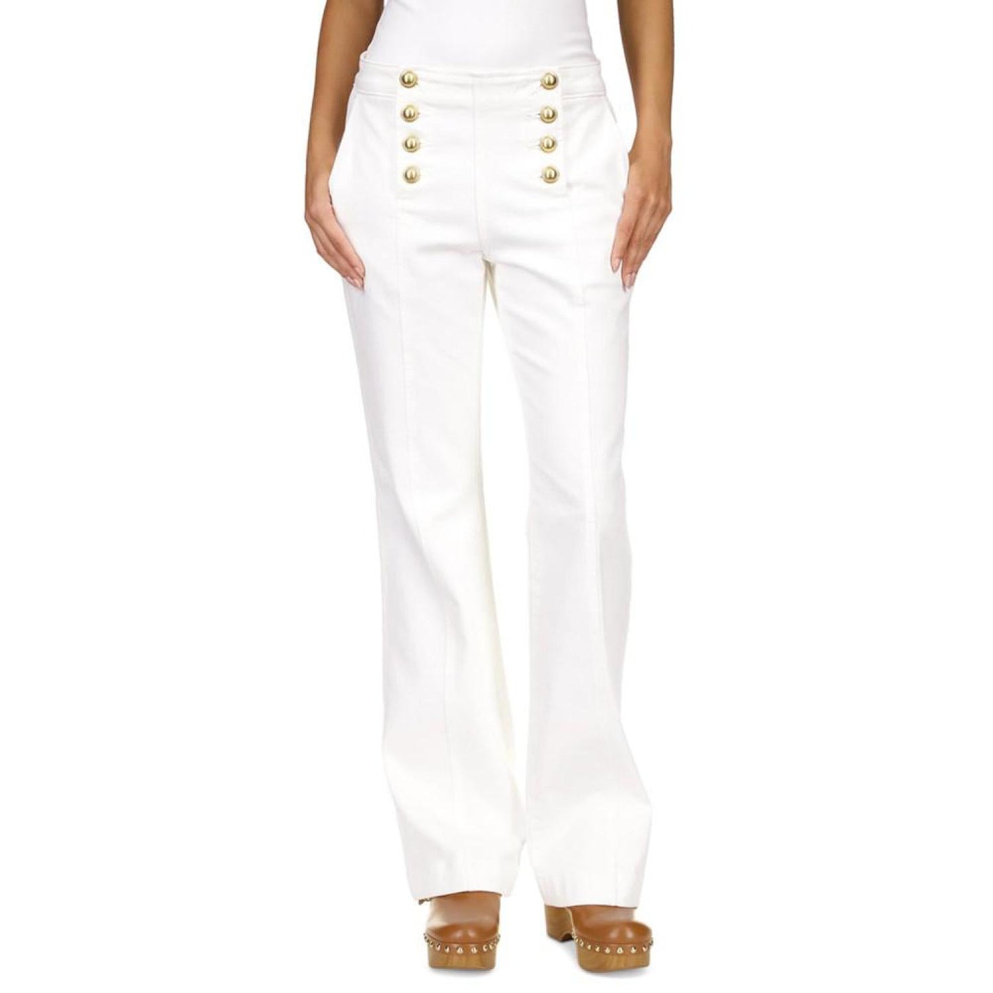 Petite Flared-Leg Sailor Jeans