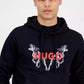 Men's Dueleyo Long Sleeve Howling Hounds Graphic Hoodie