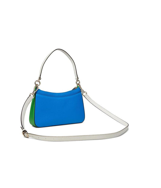Hudson Color-Blocked Pebbled Leather Convertible Crossbody
