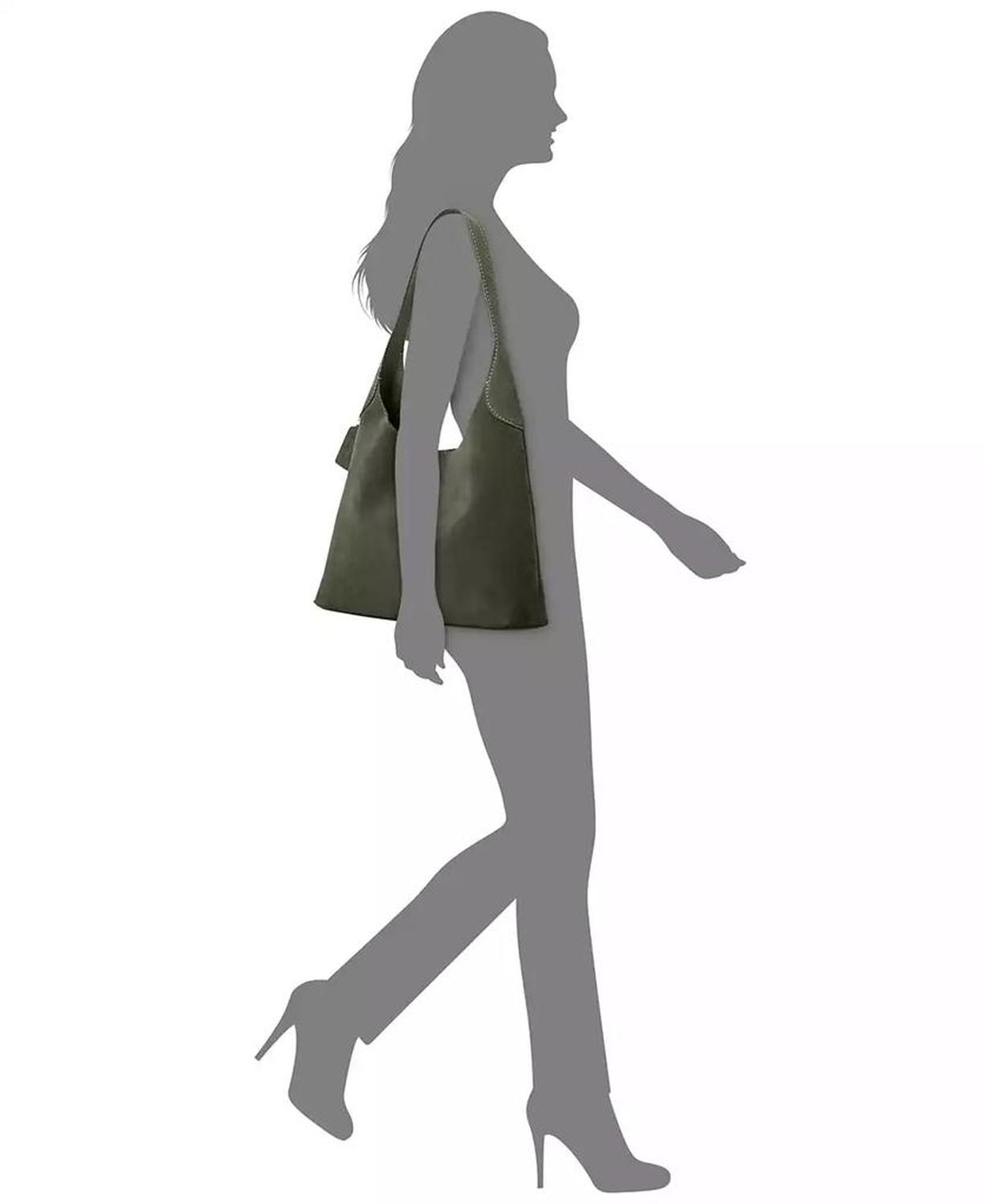 Brooklyn Large Suede Shoulder Bag 34