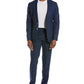 BOSS Hugo Boss Wool Suit with Flat Front Pant