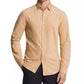 Men Slim Fit Corduroy Dress Shirt
