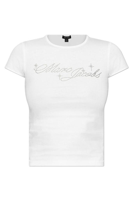 Marc Jacobs Charm Logo Shrunken T-Shirt