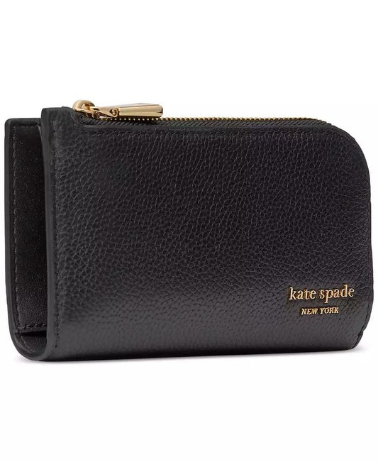Devin Pebbled Leather Small Slim Bifold Wallet