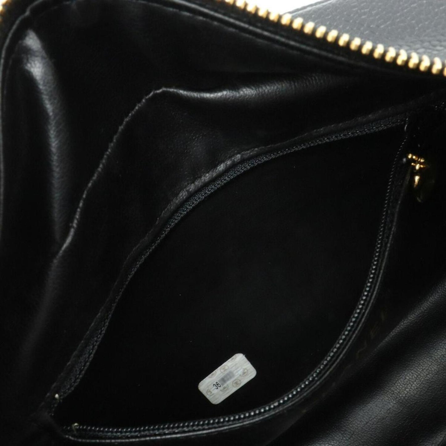 Chanel Coco Mark  Leather Clutch Bag (Pre-Owned)