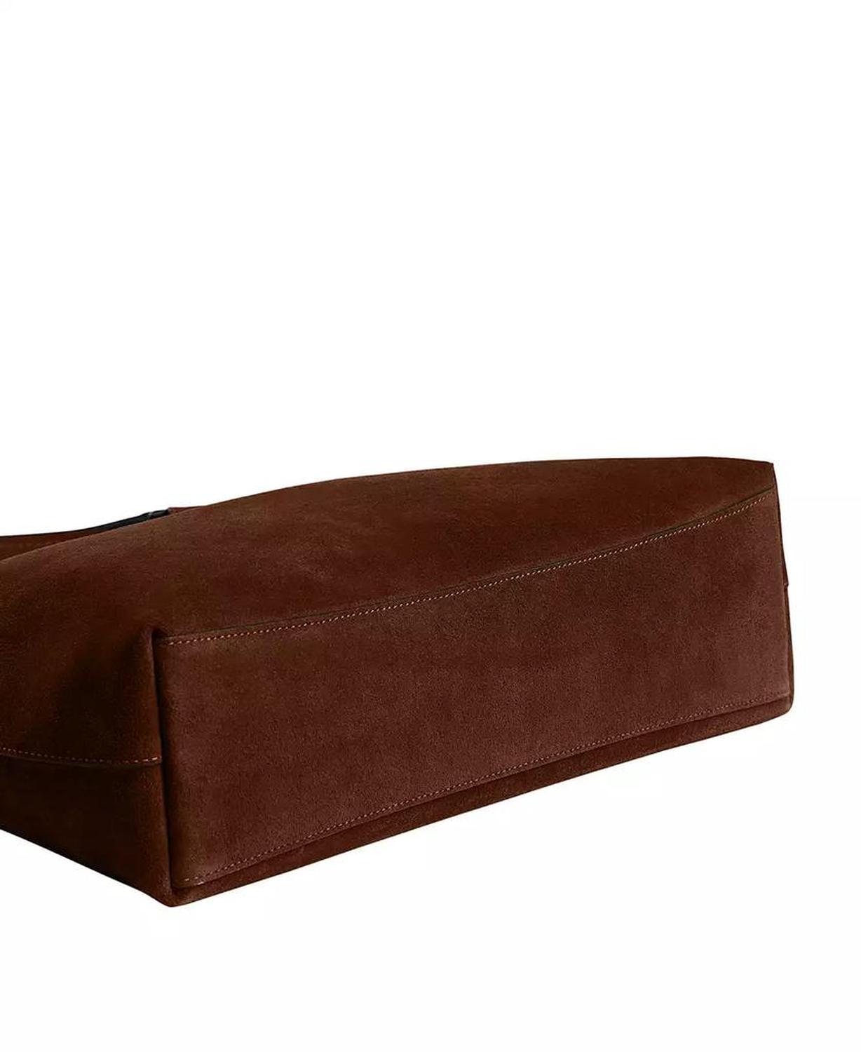 Brooklyn Large Suede Shoulder Bag 34