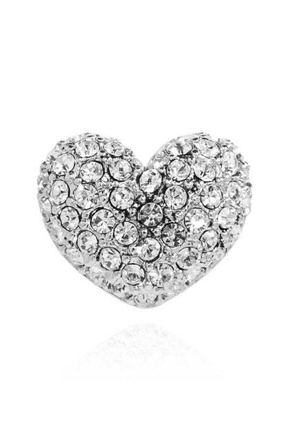 Marc Jacobs The Heart Pave Earrings