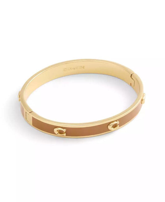 Signature C Enamel Bangle Bracelet