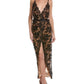 Michael Kors Collection Chantilly Lace Silk-Trim Slip Gown