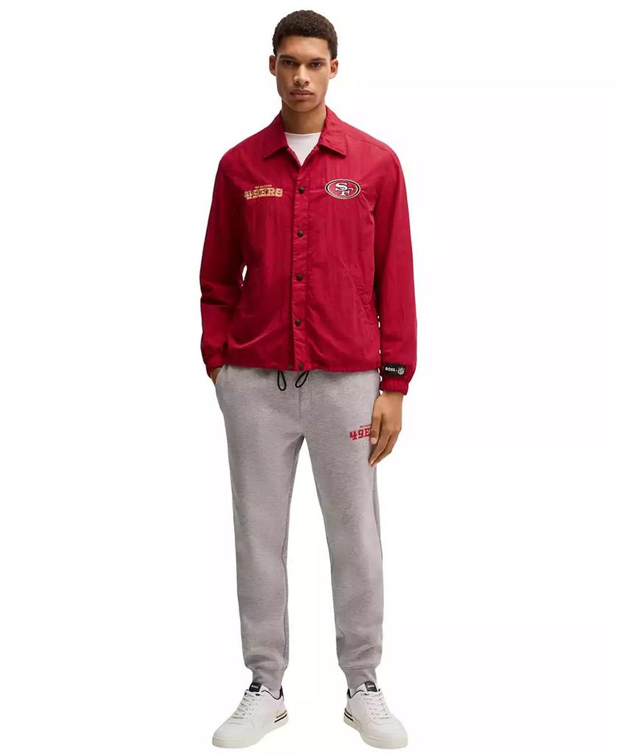 BOSS x NFL Embroidered Branding Water-Repellent Jacket