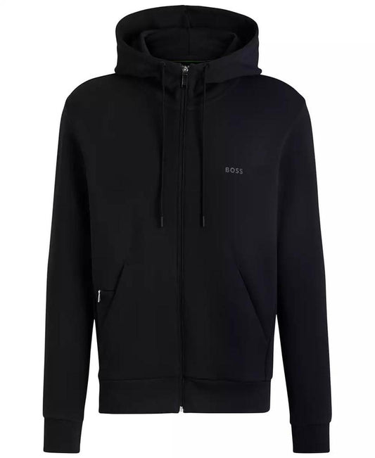 Men's Logo Print Zip-Up Hoodie