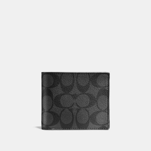 Coach Outlet 3 In 1 Wallet In Signature Canvas