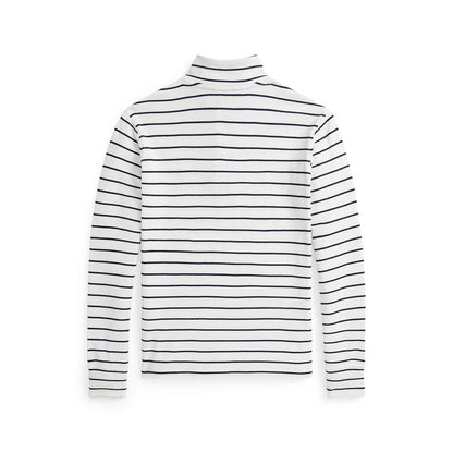 Striped Cotton Quarter-Zip Pullover (Big Kid)