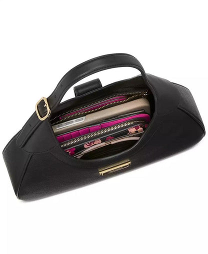 Nouveau Pebbled Leather Shoulder Bag