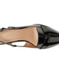 Nikola Metallic Leather Hybrid Slingback