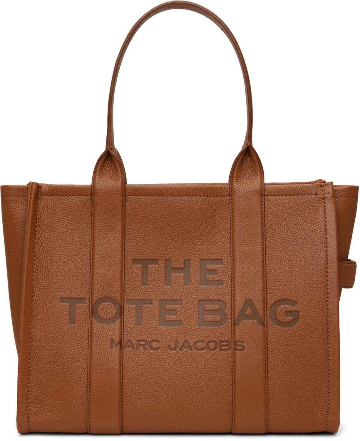 Brown 'The Leather Large' Tote