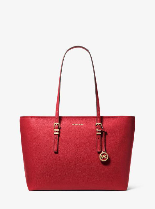 Quinn Large Pebbled Leather Tote Bag