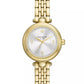 Women's Gracie Round Three-Hand Gold-Tone Stainless Steel Watch, 32mm