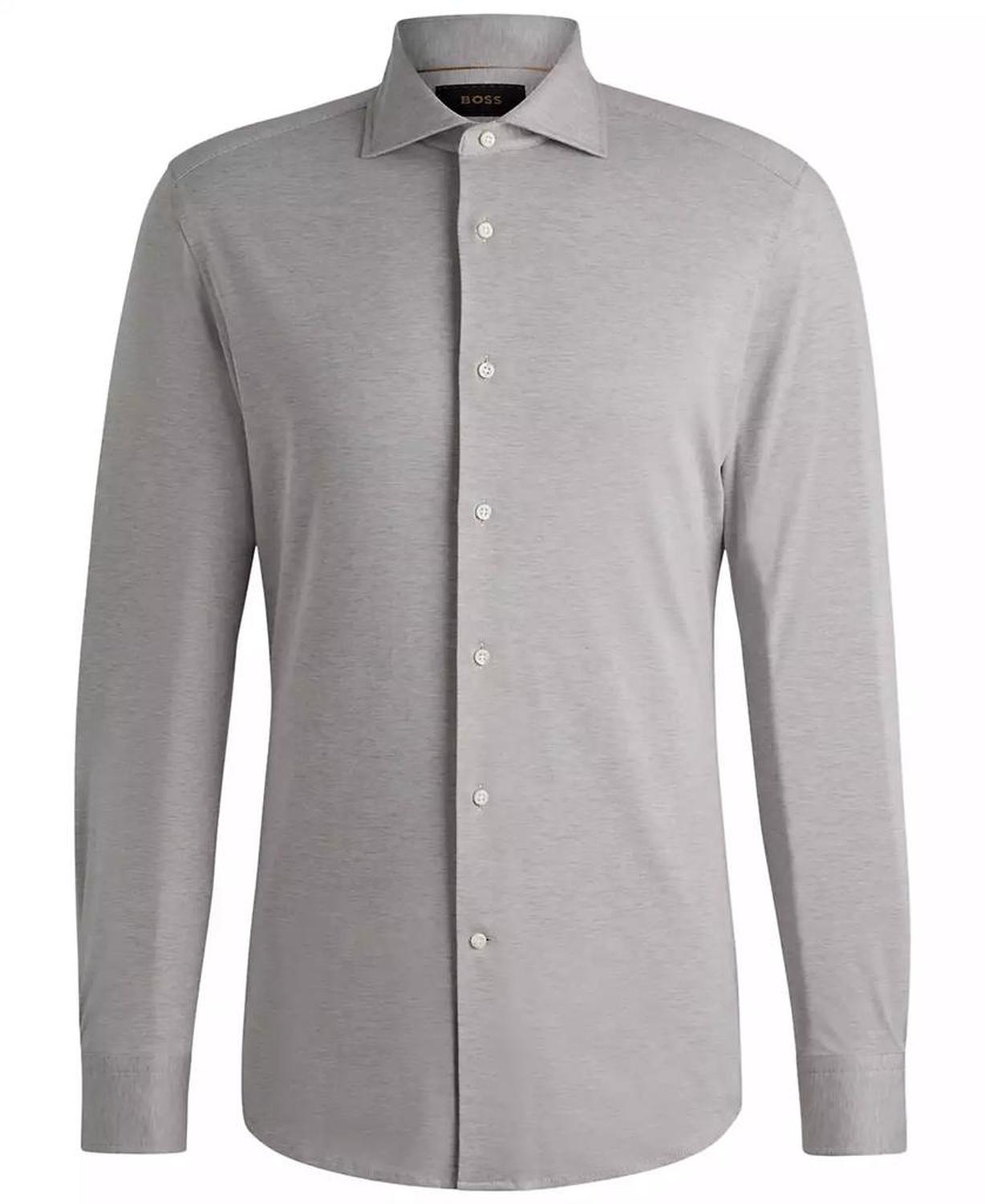 Men's Slim-Fit Cotton-Blend Shirt