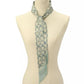 Women's Vintage Signature Print Silk Skinny Scarf