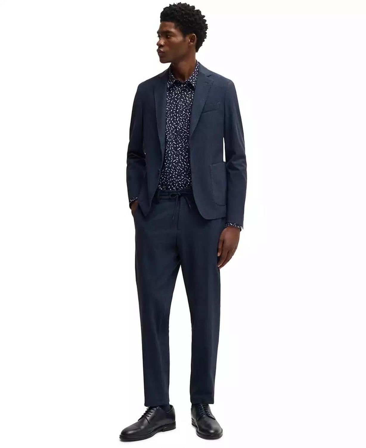 Men's Slim-Fit Printed Performance Shirt