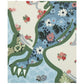Women's Multi Floral Printed Rexy Silk Square Scarf