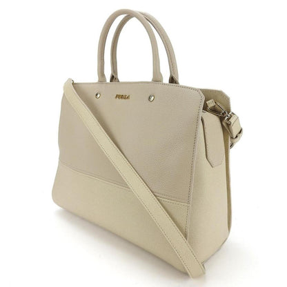 Leather Handbag Shoulder Bag (Pre-Owned)