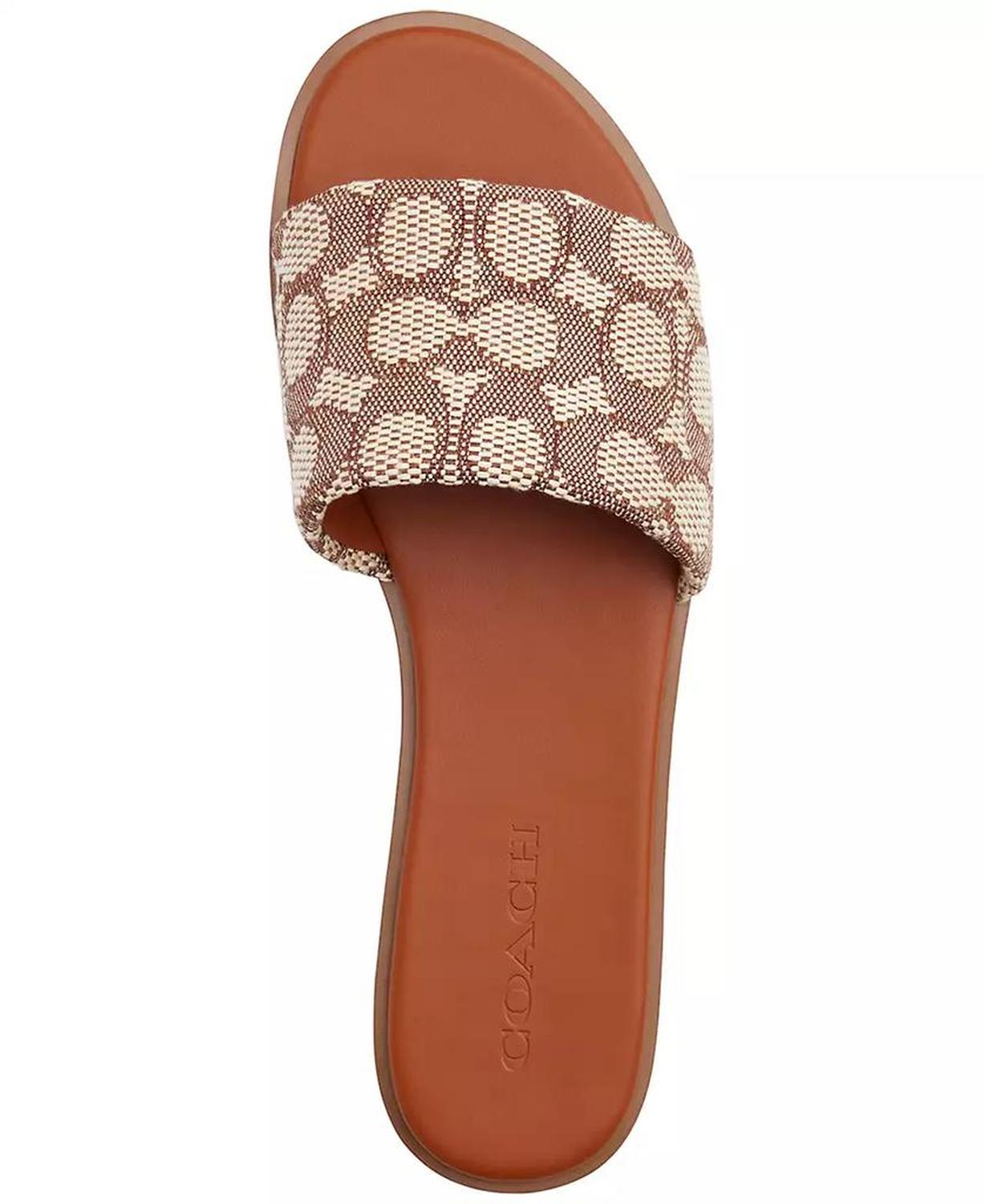 Women's Holly Signature Jacquard Slip-On Slide Sandals