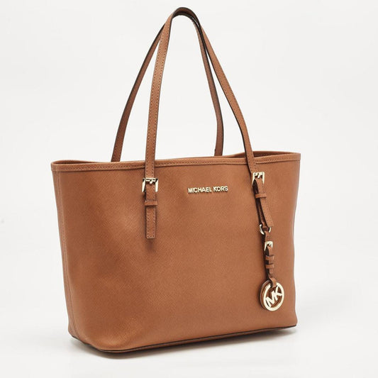 Michael Michael Kors Saffiano Leather Small Jet Set Travel Tote