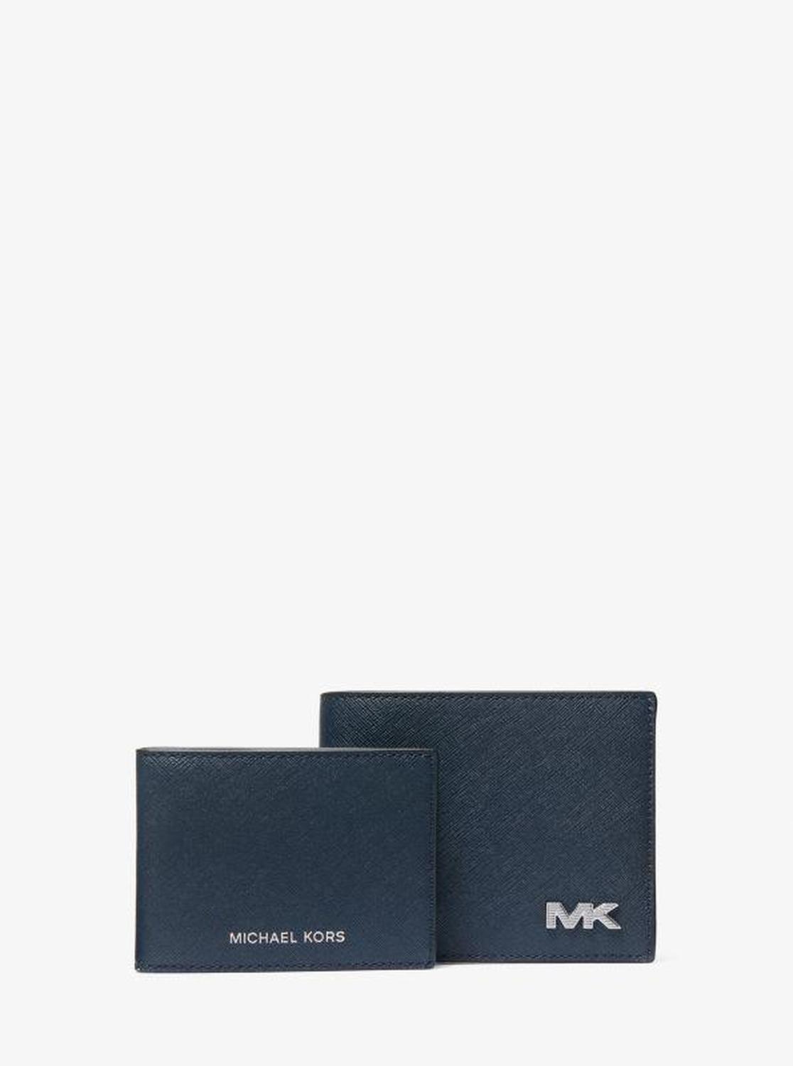 Rivington Crocodile Embossed Leather Wallet with Passcase