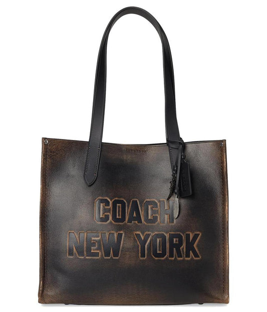 Relay Tote Bag 34 In Loved Leather