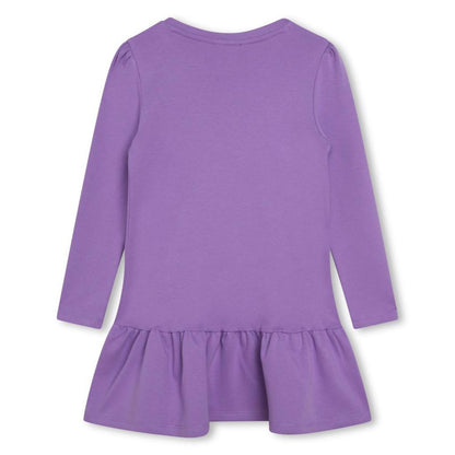 Purple Shoulder Bag Dress