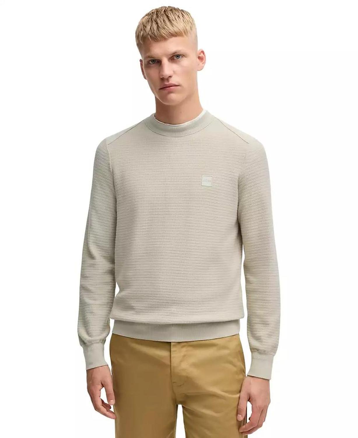 Men's Logo Patch Regular-Fit Sweater